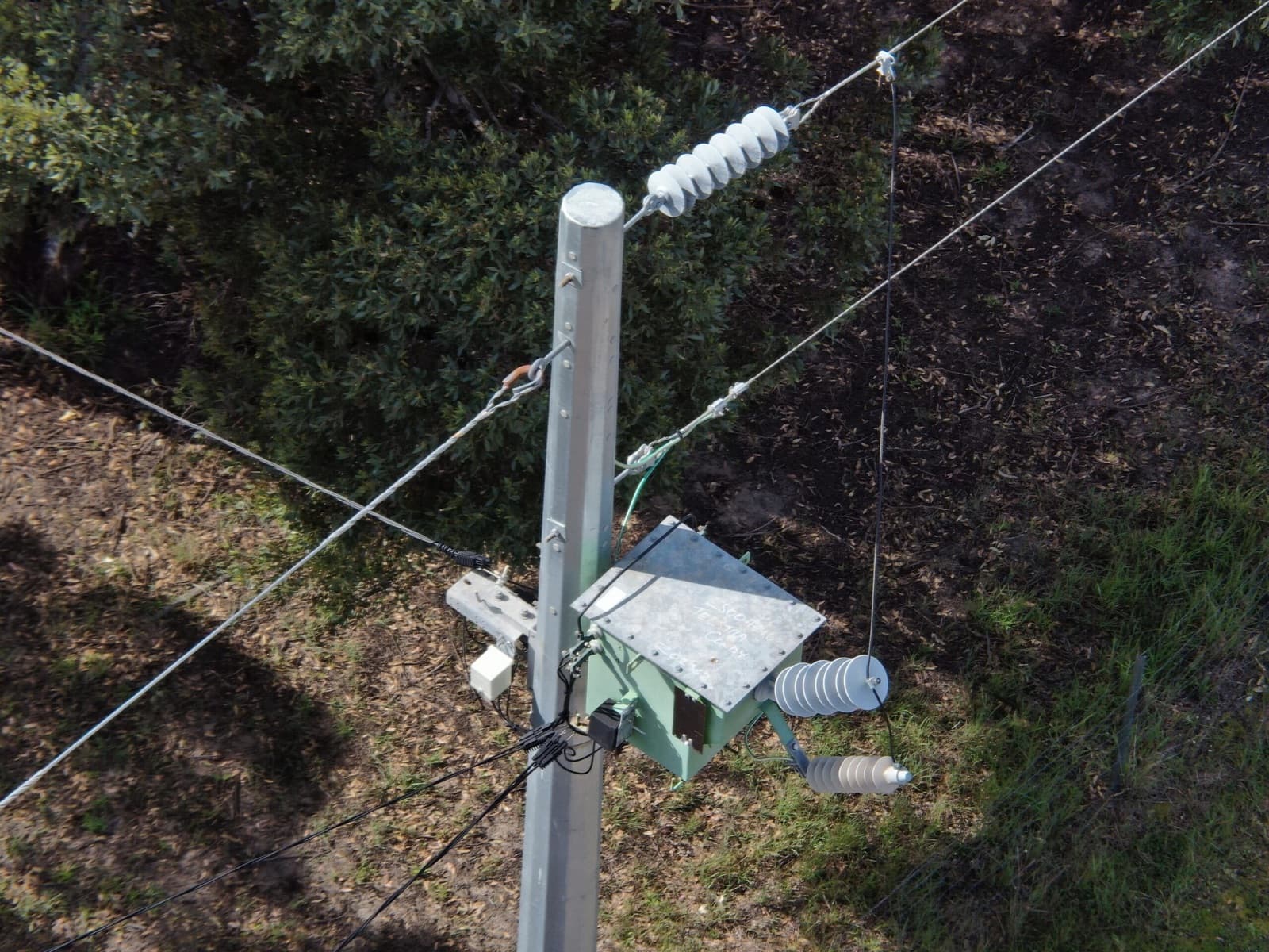 Aerial drone asset inspection of power pole infrastructure — National Drones